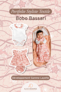 Développement gamme layette pour Bobo Bassari